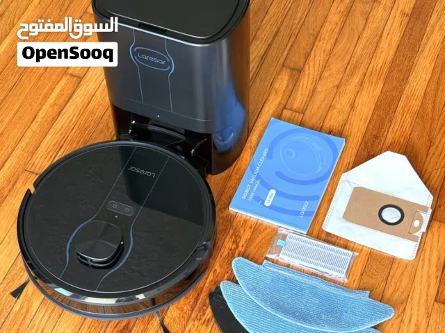 متوفر مكنسه ربوت كنس ومسح وتفريغ ذاتي باله مستخدم