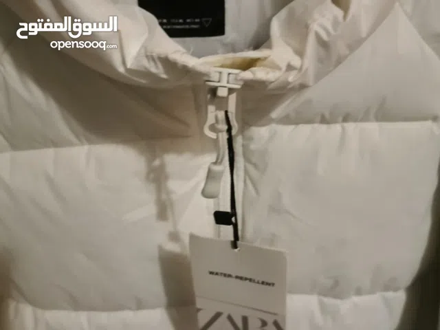 zara white puffer jacket NEW