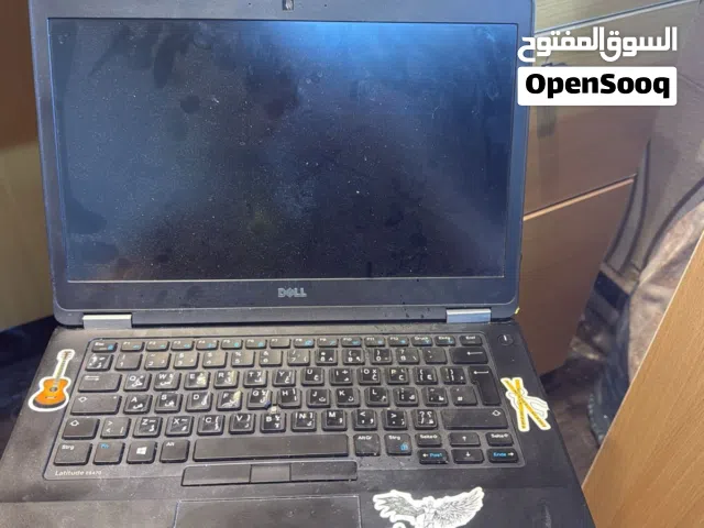 لابتوب ديل  مستعمل هارد m.2  حجم 256  معالج كور اي 5 الجيل السادس رام 8