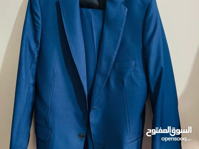 Men’s Blazer 52” with Trouser  32-34” Medium, (Blue & Black) - Model Turkey, Made in Jordan