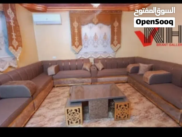 طقم كنب تفصيل4*4 مع البجور والبرادي والطربيزات (طقم كامل) مستعمل