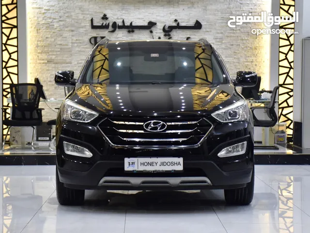 Hyundai SantaFe 4WD 3.3L ( 2014 Model ) in Black Color GCC Specs