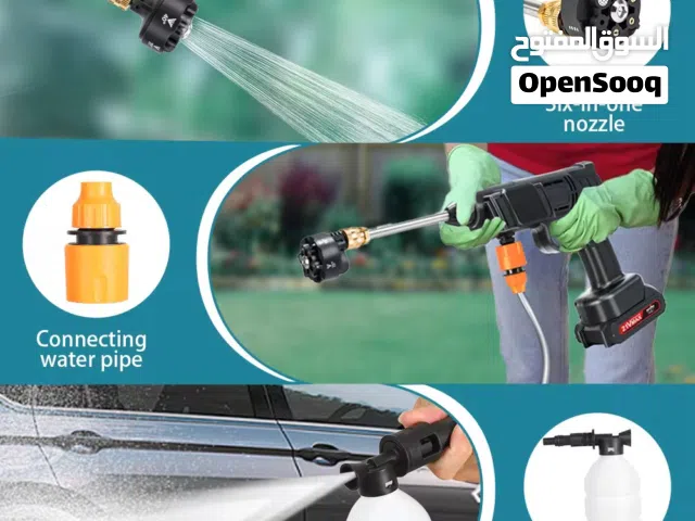 فارة شحن ضغط عالي ويجي وياها بطاريتين ليثيوم