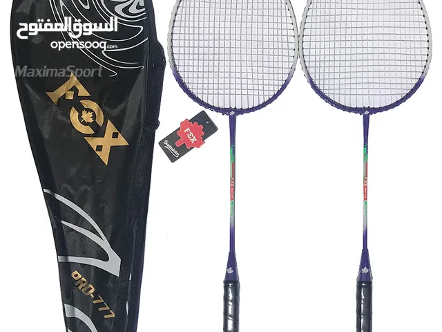 طقم مضارب ريشة فوكس عدد 2 برو 777