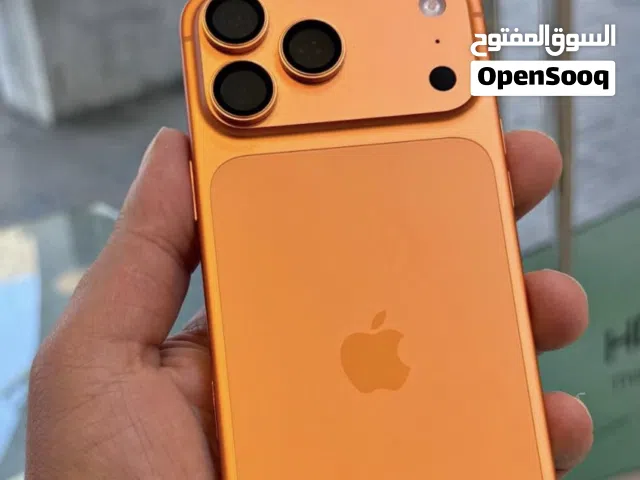 آيفون 17 برو ماكس برتقالي مستعمل بحالة ممتازة 256 جيجابايت