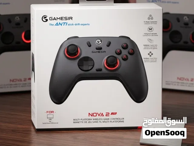 يد التحكم اللاسلكية GameSir Nova 2 Lite   عصي تحكم ومحفزات Hall Effect لمنع مشكلة الـ Stick Drift