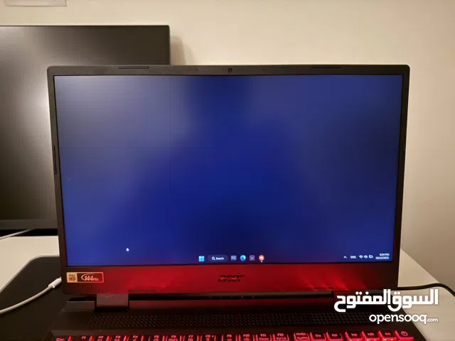 acer nitro five 2025 edition / black red and blue base /