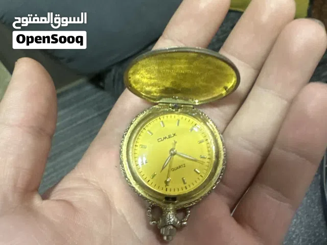 ساعة جيب مميزة بتصميم إسلامي – قطعة أنيقة ونادرة quartz )omex)