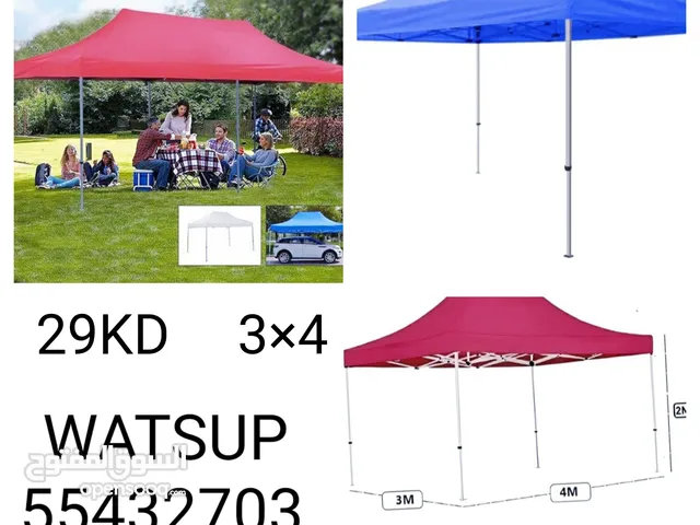 مظله سيارته يدويه سهله التركيب مع الشنطه او مظله 3×3تتصفط وممكن تتثبت بالارض كمظله للسياره