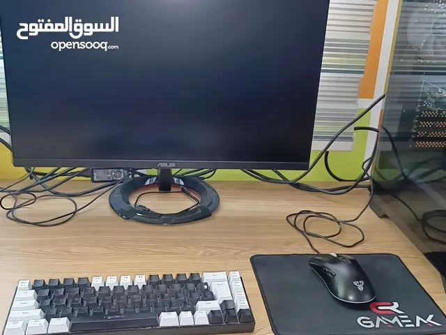 pc gaming/سيت اب كمبيوتر جيمنج بسعر حررق كيبورد وماوس جيمنج وشاشه مع الكراتين وكامل الوصلات الاصليه