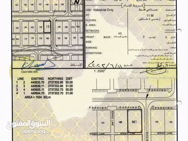 Industrial Land for Rent in Al Batinah Shinas