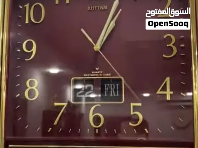ساعه ريثم حائط ياباني اصليه من النوادر بحالة الوكاله