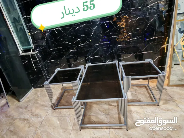 طاولة زجاج جديد