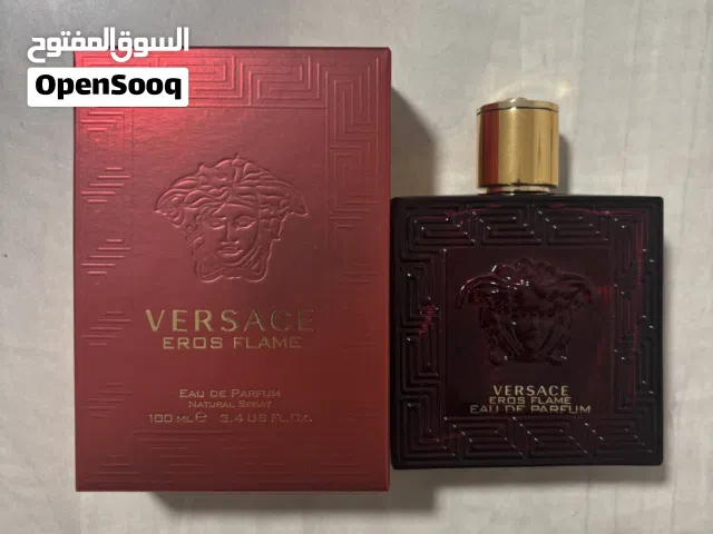 Versace eros flame 100 ml EDP (used and bought from noon)  عطر فيرزاتشي ايروز 100 مل