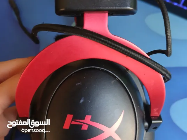 سماعة الألعاب Hyperx cloud ii أحمر مع سماعةnubwo n13