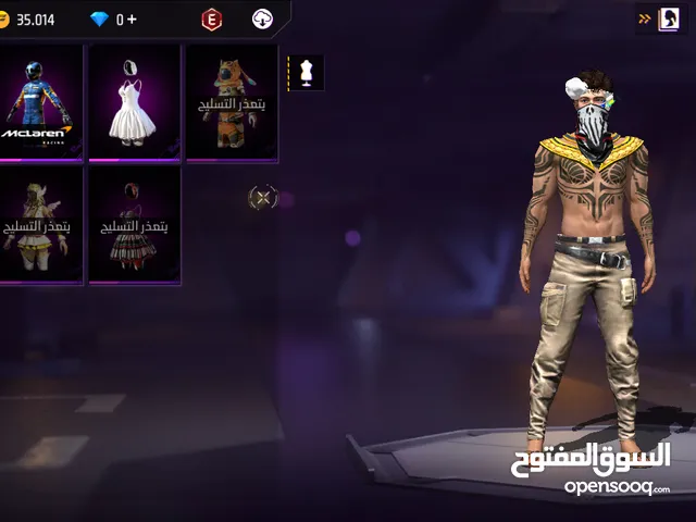 Free Fire Accounts and Characters for Sale in Muscat