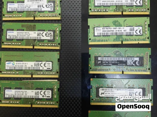 Ram DDR4 + Ram DDR3. 4GB .8GB Samsung Micron SK hynix