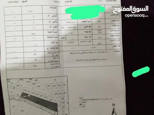 Mixed Use Land for Sale in Salt Al Balqa'