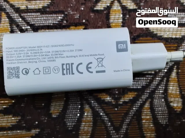 شااحن شاومي ااالاصلي شحن سريع تيربو 33واط بحاله ممتازه الشاحن لجهاز شاومي بوكو x3برو الاصلي.