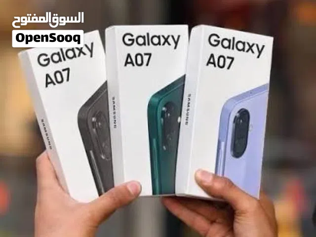Samsung Galaxy A07 64GB 4GB-RAM 850 دينار  128GB - 4GB-RAM 950 دينا 128GB - 6GB-RAM 1000 دينار