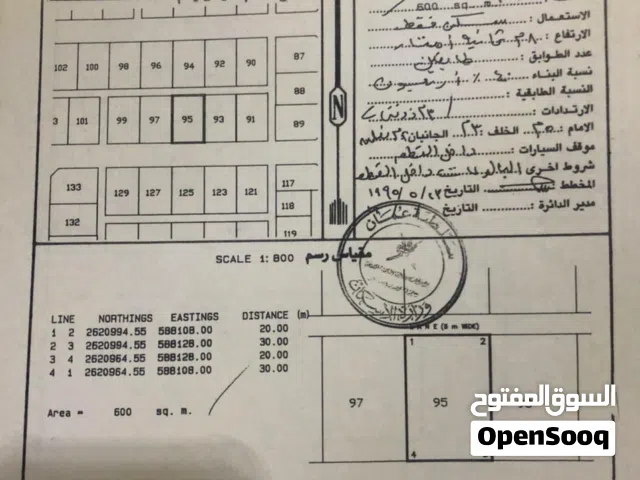 أراض سكنية للبيع في موقع مميز وقريب من كل الخدمات في حي العزة -بركاء