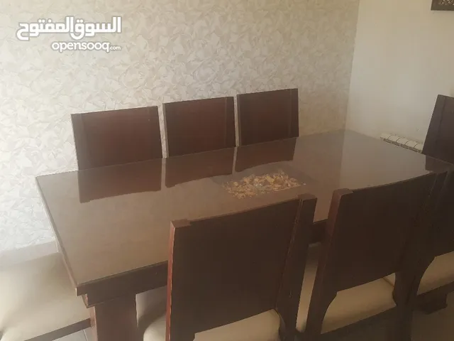 طاولة سفرة ثقيلة خشب زان 8 مقاعد