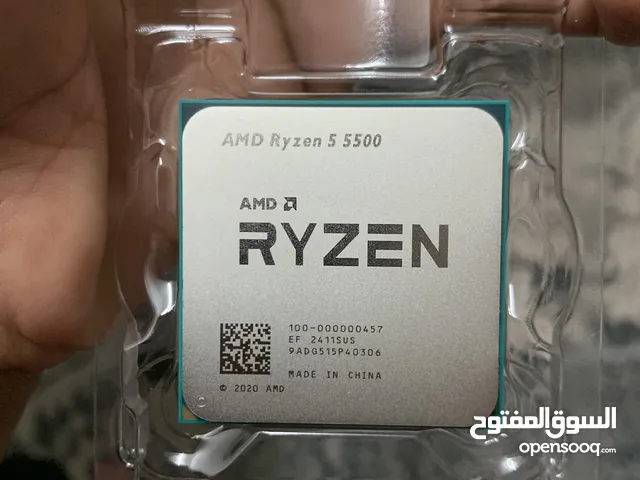 معالج RYZEN 5 5500 جديد لحق ما تلحق حبه وحده فقط وبسعر مناسب .