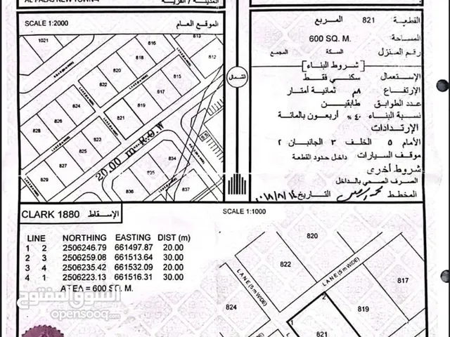 ارض للبيع في ابراء الفليج ومفتوحة من ثلاث جهات