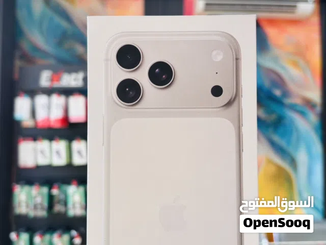 iPhone 17 Pro amax, 512gb Silver Arabic