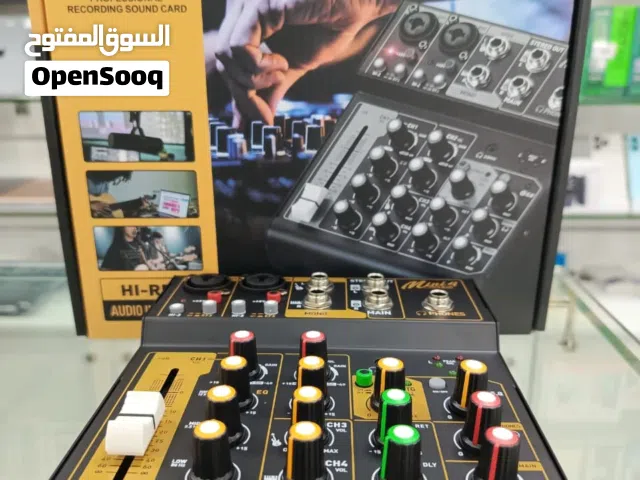 Brand New 4 Channel Audio Mixer in Oman  Studio-Ready  6 Months to 1 Year Warranty