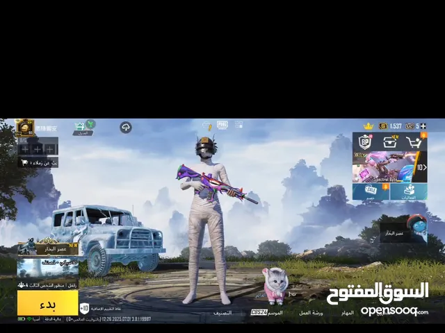 للبيع حسابات ببجي متنوعه باسعار مختلفه ورمزيه