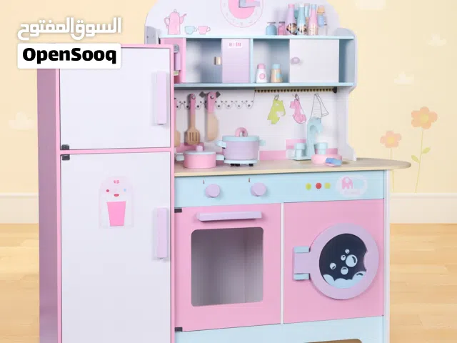 مطبخ أطفال فاخر خشب مقاس96سم في 90سم.150.دينار متوفر خدمة التوصيل لجميع المحافظات خلال 24 ساعة
