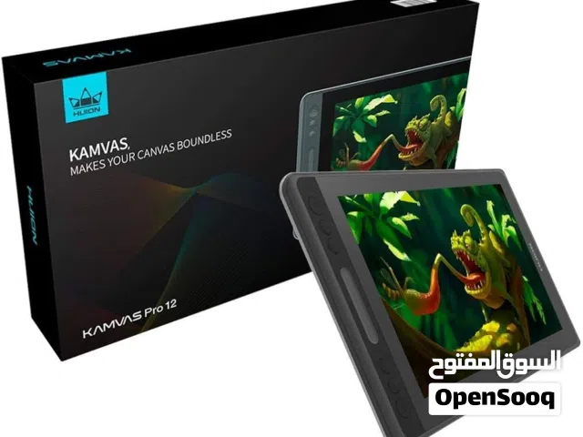 Kamvas Pro 12 تاب الرسم جديد مامستخدم بالكرتون