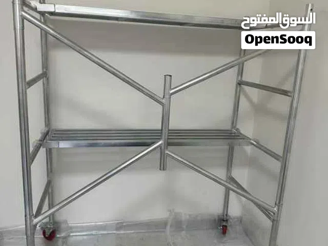سقالة لاصحاب ورشات البناء والدهان طابقين حديد مكلفن كفالة  قياس طول 155 سم عرض 140 سم