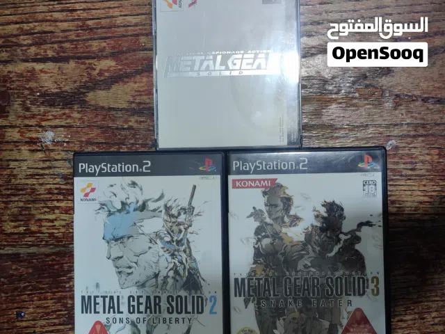 Metal gear solid 1 & 2 & 3 ps1 & ps2 playstation 1