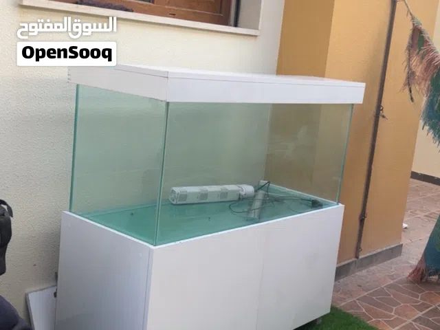 حوض سمك كامل بالفلتر و الLED و دولاب