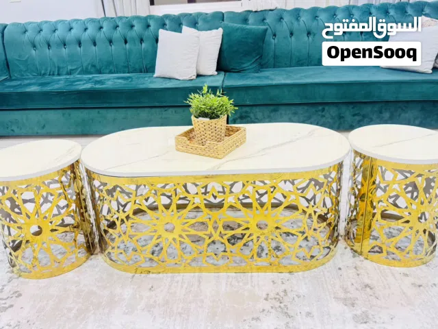 طقم طاولات ستانلس ستيل