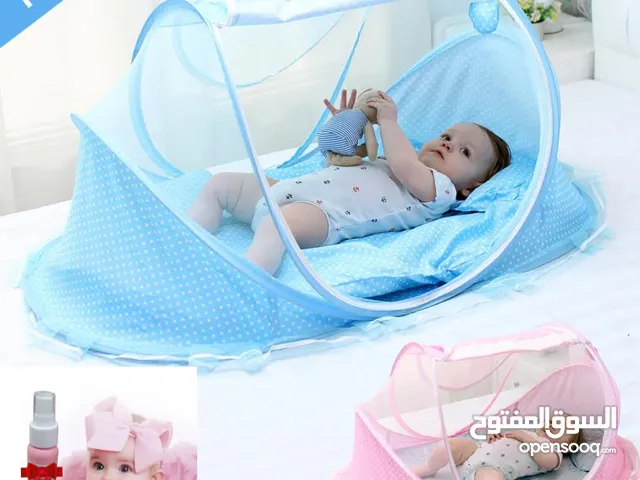 ناموسية أطفال مع فرشة ومخدة