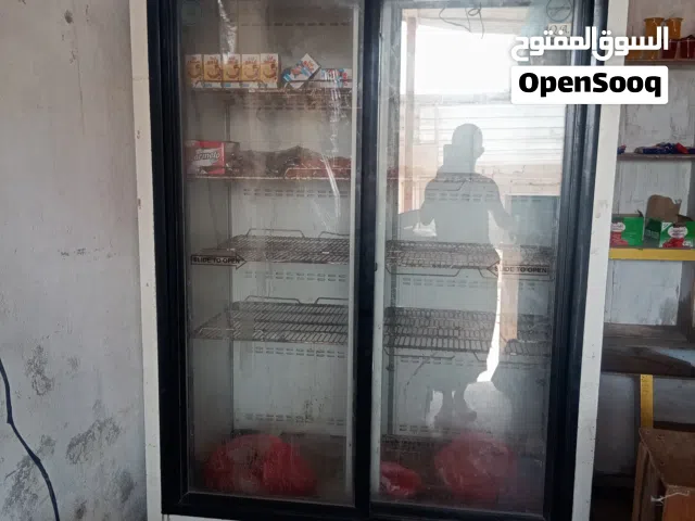 ثلاجة بقالة كبير بابين سحاب