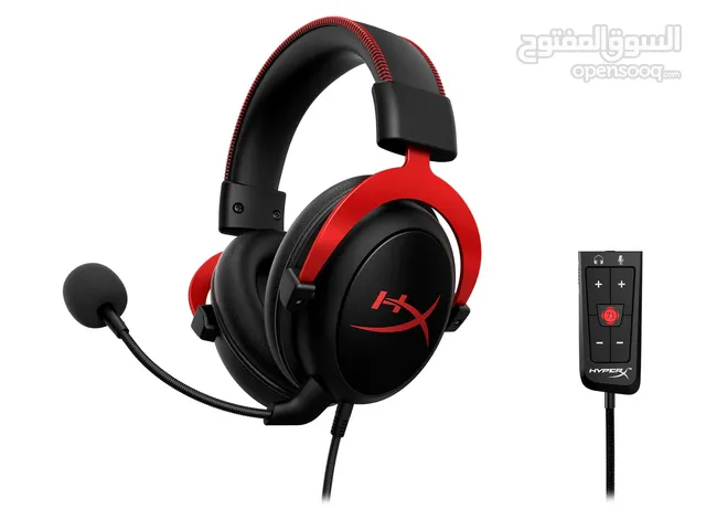 HyperX Cloud II Gaming Headset 7.1 Virtual Surround Sound for PC / PS4 / Mac / Mobile - Red