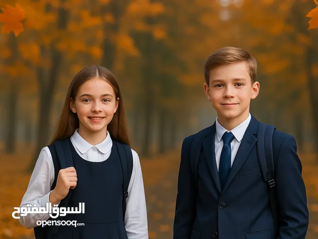 "أزياء مدرسية للبنات والبنين بجودة عالية وأسعار مناسبة، جاهزة للتوصيل! خيار مثالي لطلابك."