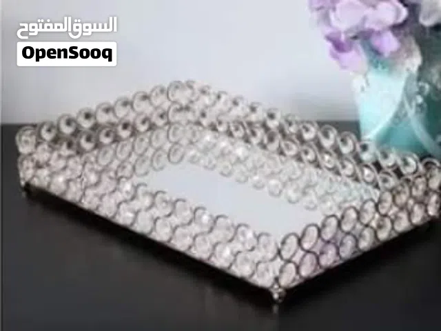 صينيه ضيافه فاخره مرايه و خرز جديده