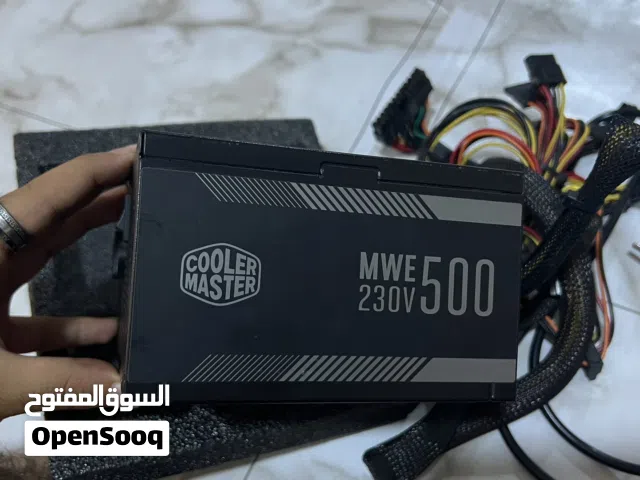 بور من شركة كولر ماستر 500w plus80 كلش نظيف وشغال استخدام شخصي