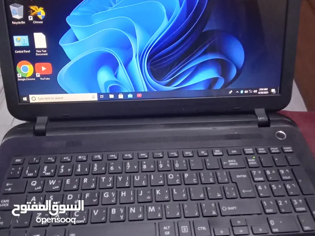 لابتوب توشيبا شغال تمام كسر من تحت مش مآثر فحص كامل