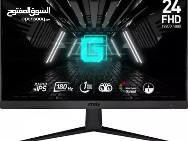 شاشه 180hz 1ms شركه msi. نضيفه من دون اي خدش