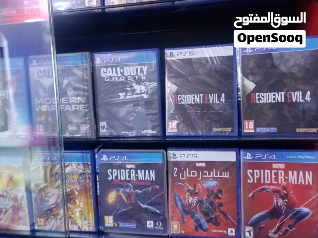 عروض سيديات بلاي ستيشن فور والفايف للبيع