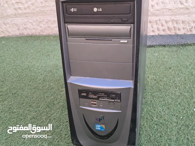 كمبيوتر مكتبي بحالة جيدة - Intel + كرت شاشة + واي فاي