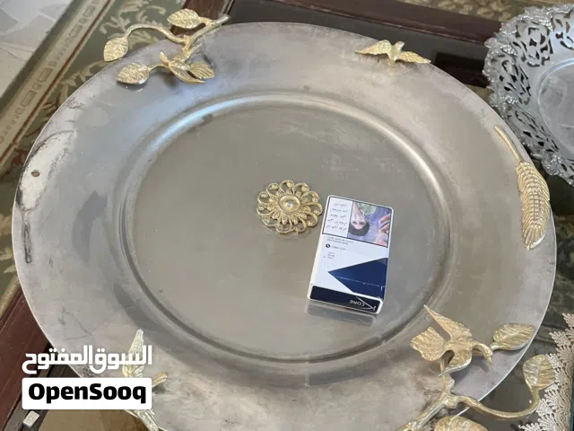 مضيفة نحاس مطلي فضة