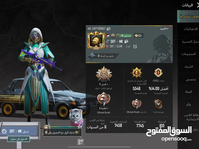 حساب ببجي من اقوى النوادر سيسزون 3 القديم