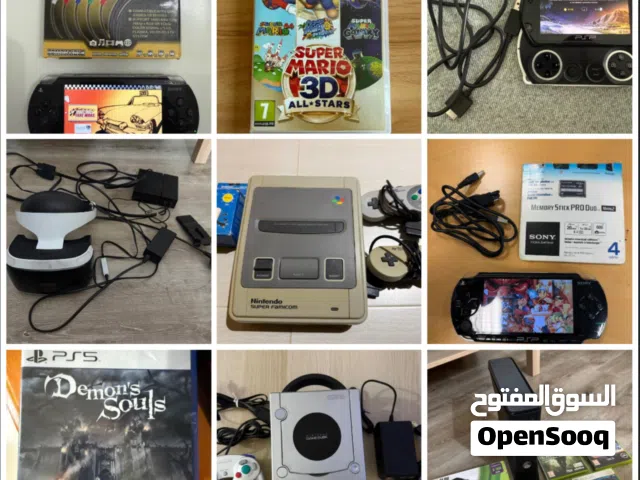 Xbox, Nintendo, Sony, Retro, console and games
